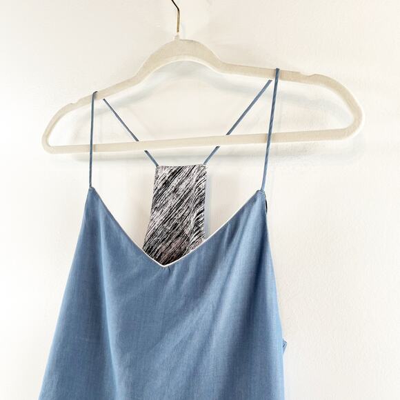 Lululemon Wake & Flow Racerback Tank Top Camisole Blue Denim Small - Picture 7 of 12